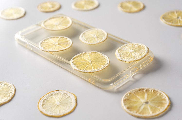 Pressed Yellow Lemon Slices, Dried Fruit Set (2 PCS)