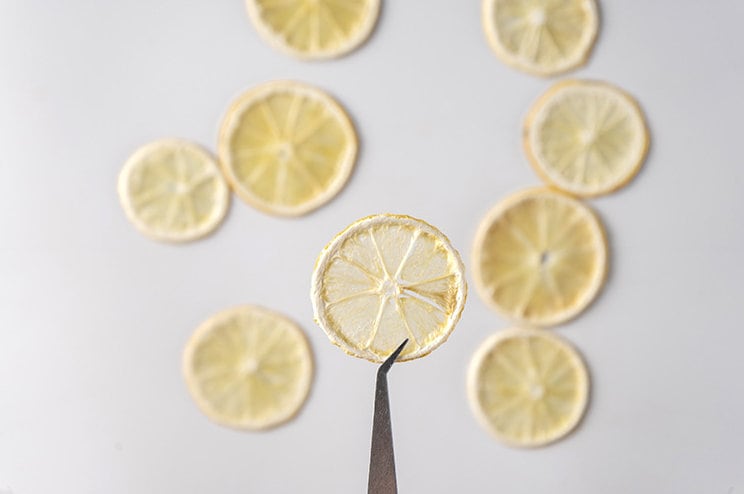 Pressed Yellow Lemon Slices, Dried Fruit Set (2 PCS)