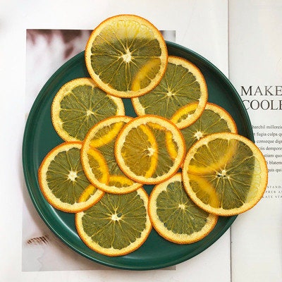 Pressed Fruits,Pressed Orange slice ,Set of 2 PCS,dried Orange slice,dried Fruits