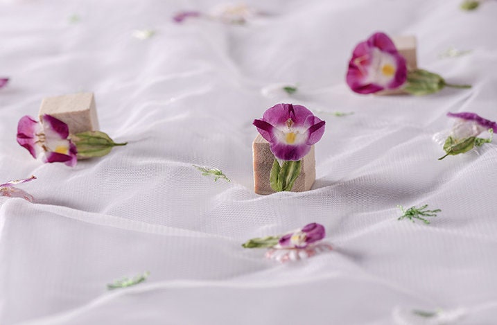 Rose Color Pressed Summer Viola Flowers - 12 PCS Bulk
